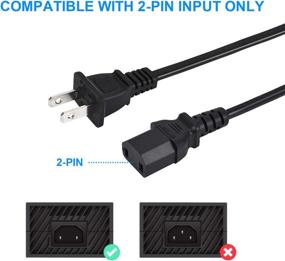 img 2 attached to Power Cord Cable Compatible Replacement Xbox 360