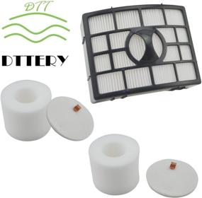 img 1 attached to 🦈 Shark Rotator APEX DuoClean Powered Lift-Away Vacuum Filter Set, 1 Hepa + 2 Foam & Felt Filters, XFF650 & XHF650 (Models: NV650, NV650W, NV651, NV651Q, NV652, NV750W, NV751, NV752, NV765, NV831, NV835, AX950, AX951, AX952)