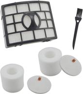 🦈 shark rotator apex duoclean powered lift-away vacuum filter set, 1 hepa + 2 foam & felt filters, xff650 & xhf650 (models: nv650, nv650w, nv651, nv651q, nv652, nv750w, nv751, nv752, nv765, nv831, nv835, ax950, ax951, ax952) логотип