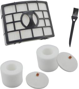 img 4 attached to 🦈 Shark Rotator APEX DuoClean Powered Lift-Away Vacuum Filter Set, 1 Hepa + 2 Foam & Felt Filters, XFF650 & XHF650 (Models: NV650, NV650W, NV651, NV651Q, NV652, NV750W, NV751, NV752, NV765, NV831, NV835, AX950, AX951, AX952)