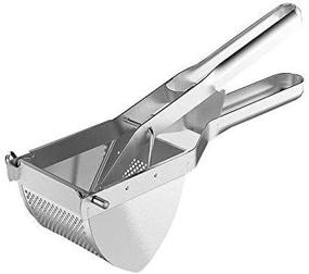 img 3 attached to 🥔 Food-grade Stainless Steel Potato Ricer and Masher by CUGLB - Heavy Duty Commercial Manual Potatoes Presser for Creamy Mashed Potatoes and Juice