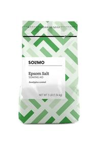 img 4 attached to 🛀 Relax and Soothe: Amazon Brand - Solimo Eucalyptus Scented Epsom Salt Soak, 3 lb