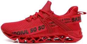 img 3 attached to 👟 Breathable Men's Athletic Trainers - SKDOIUL Sneakers for Fashion & Style