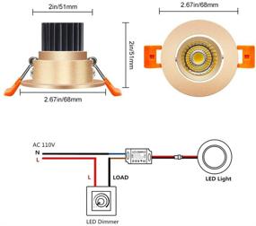 img 1 attached to Dimmable Downlight Recessed Ceiling Daylight