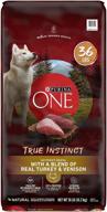 purina one smartblend true instinct natural turkey and venison dry dog food plus venison dog treats logo