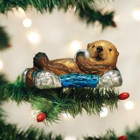 img 3 attached to 🌊 Captivating Old World Christmas Water Animal Glass Blown Ornament: Sea Otter for an Enchanting Christmas Tree