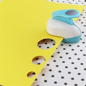 img 3 attached to 🖌️ KAMEI 3 Piece Paper Hole Puncher Set for DIY Crafts, Scrapbooking, and Art Projects - Perfect for Kids, Teachers, and Office Supplies