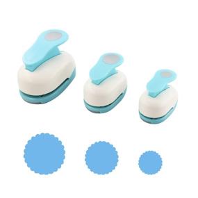 img 4 attached to 🖌️ KAMEI 3 Piece Paper Hole Puncher Set for DIY Crafts, Scrapbooking, and Art Projects - Perfect for Kids, Teachers, and Office Supplies