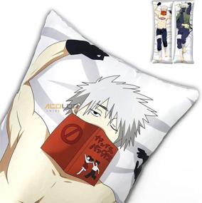 img 4 attached to Acolor Naruto Double Sided Kakashi 16X47Inch