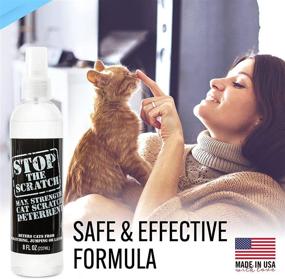 img 1 attached to 🐱 EBPP Stop The Scratch Cat Spray Deterrent: Non-Toxic Solution for Cats & Kittens - Protect Your Plants, Furniture, Floors & More with Rosemary Oil and Lemongrass