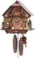 german cuckoo clock 8 day movement chalet style logo