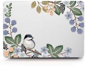 img 3 attached to 🦜 HRH Clear Glossy Laptop Body Shell: Hand Painted Bird Design for MacBook Air 13.3" (A1466/A1369) - 2010-2017 Release, Not Compatible with 2018 A1932 MacBook Air 13