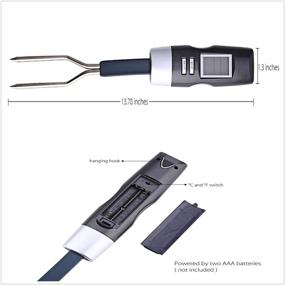 img 1 attached to Digital Thermometer Instant Grilling Barbecue