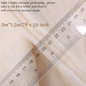 img 3 attached to 🧵 Organic Batting for Quilts, Crafts, and Wearables – High-Quality Warm Sewing Batting (78.7 x 59 Inch/ 2 x 1.5 m)