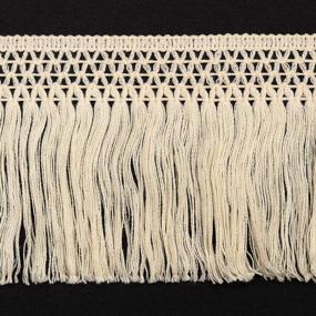 img 4 attached to 4 Yards Vintage Knotted Fringe TR 11873