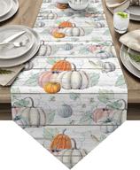 watercolor pumpkins non slip farmhouse shower，holiday logo