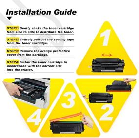 img 1 attached to 4-Pack V4INK Compatible High Yield Black Toner Cartridge Replacement for HP 26X CF226X 26A CF226A, suitable for HP Pro M402n M402dn M402dne M402dw MFP M426fdw M426fdn M426dw M402 M426 Printer