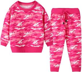 img 3 attached to 👕 Coralup Toddler Unisex Clothing: Camouflage Boys' Clothing Sets