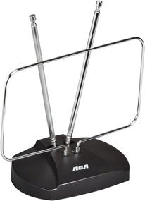 img 2 attached to 📺 RCA ANT111E Non-Amplified Indoor Digital TV Antenna, Black - 40-Mile Range