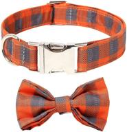 timos collars bowtie adjustable collar logo