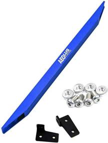 img 2 attached to 🔧 Enhance Your 1996-2000 Honda Civic EK: yjracing Rear Lower Control Arm Subframe Brace Tie Bar Kit - Blue Replacement