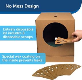 img 1 attached to 🐈 Collapsible Covered Cat Litter Box by PetSafe - Ideal for Travel - from the Makers of ScoopFree Self Cleaning Litter Box - With or Without 4.5 lb of Premium Blue Original Crystal Cat Litter