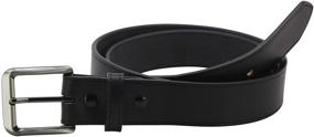 img 2 attached to Mens Black Bridle Leather Belt