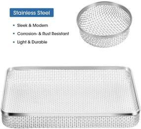 img 3 attached to 🐜 BougeRV Stainless Steel Mesh Insect Screens for RV Furnace Vent and Water Heater - Premium Bug Screen Covers for RVs, Campers, and Trailers (3-Pack)