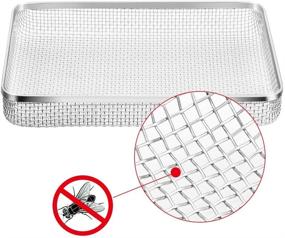 img 2 attached to 🐜 BougeRV Stainless Steel Mesh Insect Screens for RV Furnace Vent and Water Heater - Premium Bug Screen Covers for RVs, Campers, and Trailers (3-Pack)