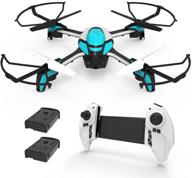 kai deng k80s kids drone with 720p hd camera - beginner rc helicopter with remote control and extra battery logo