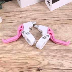 img 2 attached to 🚲 LIOOBO 1 Pair Kids Bicycle Brake Handle: Top-notch Bike Brake Levers for Enhanced Safety and Style (Pink) - Must-have Bike Accessories!