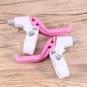 img 1 attached to 🚲 LIOOBO 1 Pair Kids Bicycle Brake Handle: Top-notch Bike Brake Levers for Enhanced Safety and Style (Pink) - Must-have Bike Accessories!