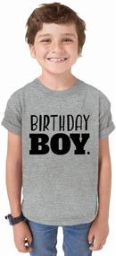 img 2 attached to 🎉 Charcoal Birthday Toddler Outfit: Trendy Boys' Clothing for 12 Months