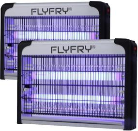 img 2 attached to 🪰 FLYFRY Bug Zapper Indoor 20w 2800v: Effective Electric Mosquito Pest Lamp, Bundle of 2