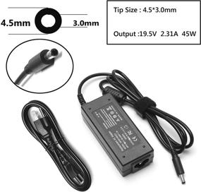 img 3 attached to Dell Inspiron 15 5000 & Latitude 3379 XPS 13 Laptop Charger - 45W AC Adapter with Power Supply Cord - Compatible Models: 5558 5559 5759 5555 3552 3558 7000 7579 7568 7350 9350 9360 - LA45NM140 HA45NM140 00285K
