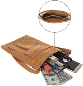 img 3 attached to 👜 Маленькая сумка через плечо AOCINA для женщин: легкая хлопковая сумочка для подростковых девочек - мини-сумка