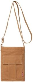 img 4 attached to 👜 Маленькая сумка через плечо AOCINA для женщин: легкая хлопковая сумочка для подростковых девочек - мини-сумка
