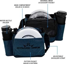 img 2 attached to 🎒 Beginner-friendly Disc Golf Bag by Dynamic Discs - Lightweight and Durable Bag for Casual Rounds - Holds 10-12 Frisbee Discs