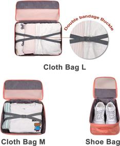 img 1 attached to 🧳 Efficient Surblue Packing Organizer Compressed Travel Accessories: Streamline Your Travel Packing