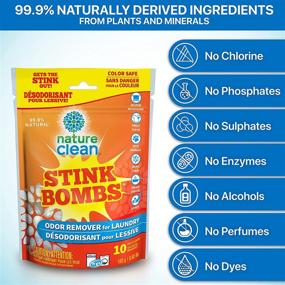 img 3 attached to 🌿 Nature Clean Stink Bombs: Pet-Friendly Laundry Odor Eliminator Pods for Clothes & More!