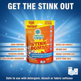 img 2 attached to 🌿 Nature Clean Stink Bombs: Pet-Friendly Laundry Odor Eliminator Pods for Clothes & More!
