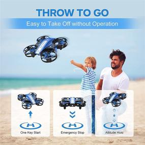 img 2 attached to NEHEME NH330 Drone for Kids: Altitude Hold, Headless Mode, 3D Flip, 2 Batteries, Propeller Full Protection - Easy to Fly & Fun RC Quadcopter for Boys & Girls