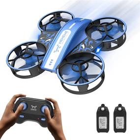 img 4 attached to NEHEME NH330 Drone for Kids: Altitude Hold, Headless Mode, 3D Flip, 2 Batteries, Propeller Full Protection - Easy to Fly & Fun RC Quadcopter for Boys & Girls