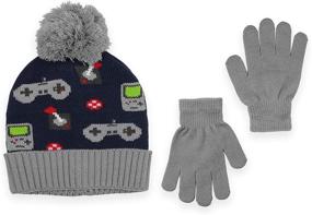 img 4 attached to ❄️ Stay Cozy with Polar Wear: Knitted Boys' Accessories for Winter Adventures in Cold Weather