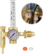 agptek argon co2 mig tig flow meter regulator cga580: ultimate welding companion logo