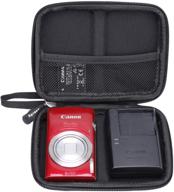 жесткий футляр для переноски камеры canon powershot elph 180 (красный) логотип
