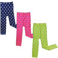 👧 adorable wrapables toddler stretch leggings - perfect coral girls' clothing for comfort and style! logo