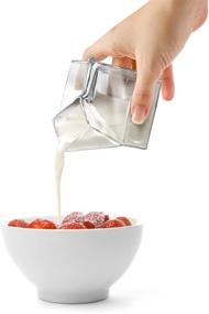 img 3 attached to Fred HALF Glass Carton 🥛 Creamer: Convenient and Stylish Cream Dispenser