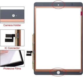 img 1 attached to Screen Replacement Digitizer Repair Touchscreen Tablet Replacement Parts