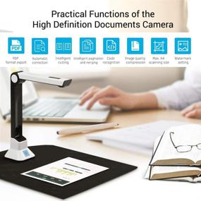 img 3 attached to 📷 Portable Document Camera for Teachers' Laptops – Real-time Projection, Video Recording & OCR Recognition – A4 Size – Ideal for Classroom and Online Distance Learning (Not Compatible with Mac OS)
